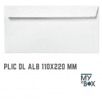 Plic DL Alb 110X220 mm