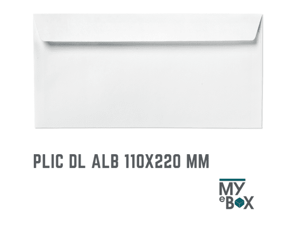 Plic DL Alb 110X220 mm