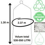 Volum Fulgi Biodegradabili Albi 500 litri