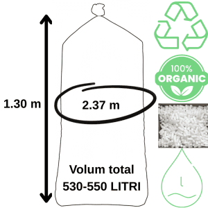 Volum Fulgi Biodegradabili Albi 500 litri