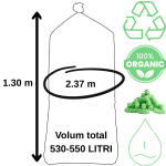 Volum Fulgi Biodegradabili Verzi 500 litri