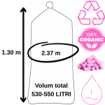 Volum Fulgi Biodegradabili Roz 500 litri