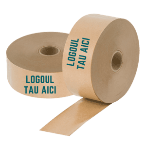 Banda Adeziva Personalizata din Hârtie Umectibila Eco 60mm X 200m
