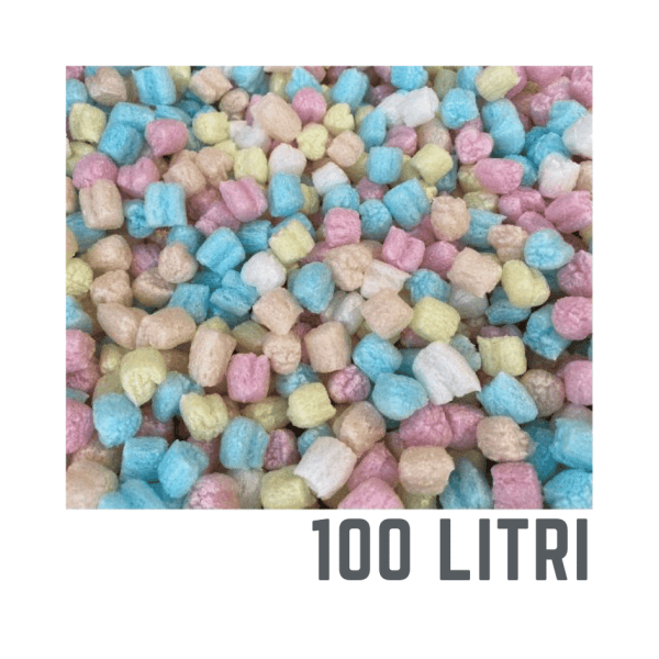 Fulgi Biodegradabili Inimioare, Mix Color 100 Litri