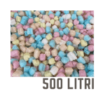 Fulgi Biodegradabili Inimioare Mix Color 500 Litri