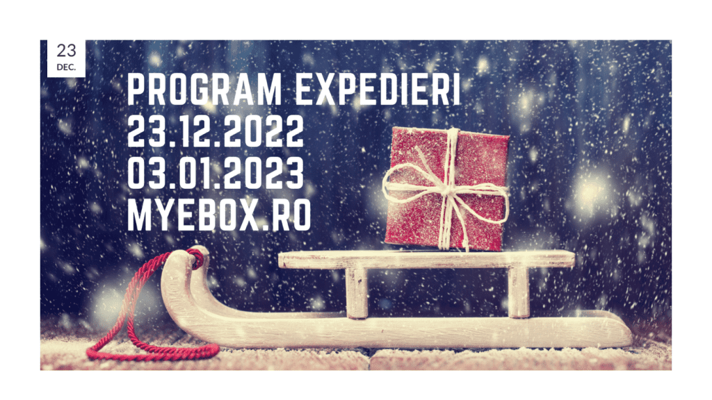 Cum expediem comenzile în perioada 23.12.2022 – 03.01.2023