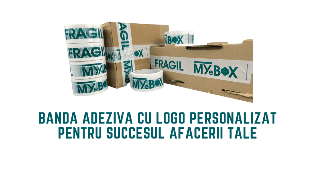 Banda adeziva cu logo personalizat pentru succesul afacerii tale 2