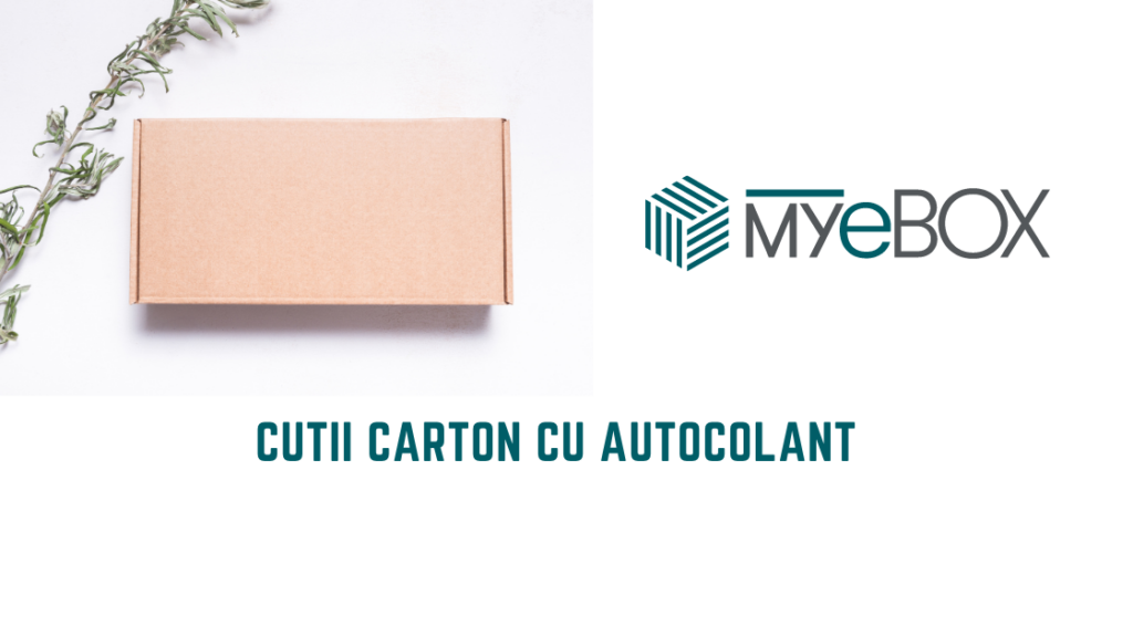 Cutii Carton cu Autocolant