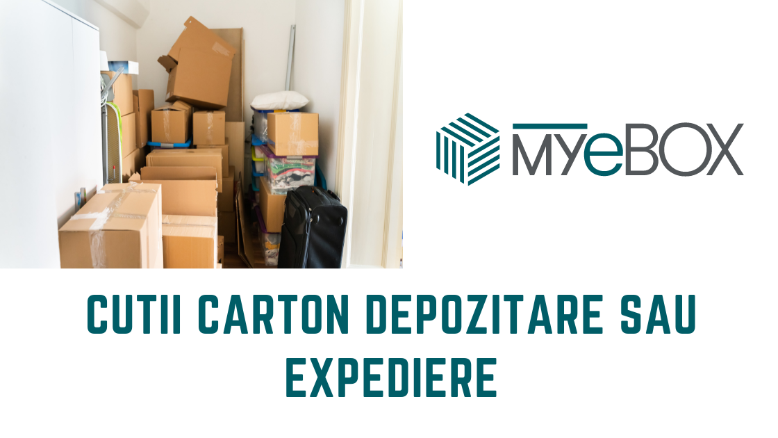 cutii carton depozitare sau expediere