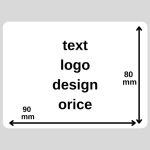 Etichete personalizate autoadezive 90x80mm