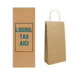 Punga Kraft Personalizata 2 sticle de vin