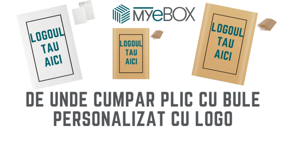 De unde cumpar plic cu bule personalizat cu LOGO