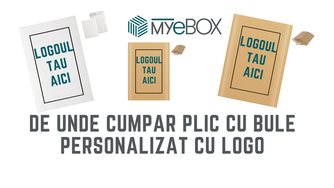 De unde cumpar plic cu bule personalizat cu LOGO
