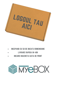 Cutii de expediere personalizate cu logo