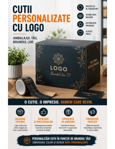 Ambalajele personalizate în eCommerce cutii personalizate cu logo Ambalajele personalizate în eCommerce cutii personalizate cu logo