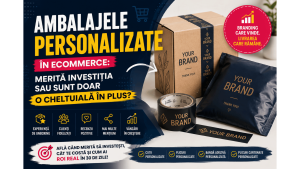 Ambalajele personalizate în eCommerce merită investiția sau sunt doar o cheltuială în plus