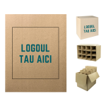 Cutie Personalizata 12 sticle de Vin cu separatoare incluse