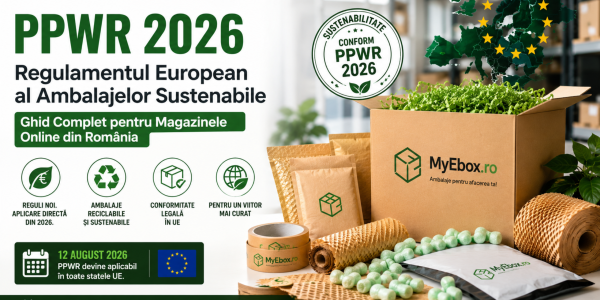 PPWR 2026: Regulamentul European al Ambalajelor Sustenabile — Ghid Complet pentru Magazinele Online din România
